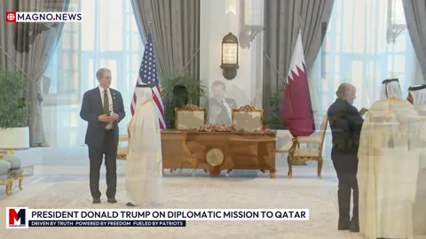 🇺🇸|🇶🇦 President Donald J. Trump meets Qatar’s Emir Sheikh Tamim Bin Hamad Al Thani in Doha