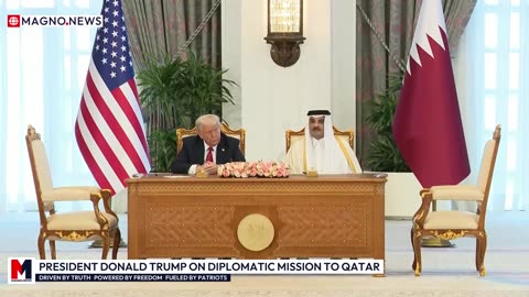 🇺🇸|🇶🇦 President Donald J. Trump meets Qatar’s Emir Sheikh Tamim Bin Hamad Al Thani in Doha
