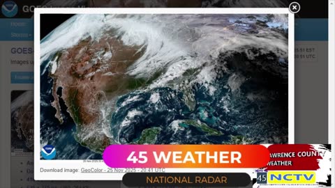 NCTV45 LAWRENCE COUNTY 45 WEATHER WED NOV 26 2025