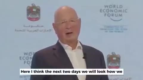 10. 36. Is he in charge of the world Klaus Schwab, founder of World Economic Forum in Davos