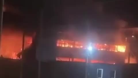 Massive Russian Weapons Factory Burning to the Ground (Taganrog, Rostov Region)
