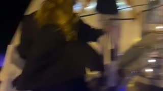 She hops on a super yacht in Greece like it’s nothing while a storm’s rolling in lol