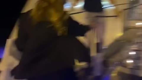 She hops on a super yacht in Greece like it’s nothing while a storm’s rolling in lol