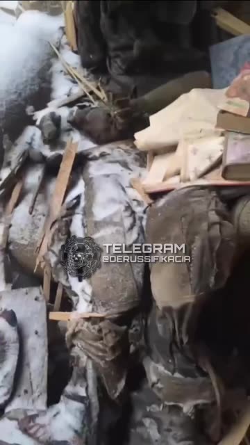 Russian Soldier Falls Asleep Holding Mortar Shell