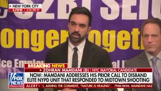Zohran Mamdani Zigs and Zags When Asked If He Regrets Calling For Defunding Police