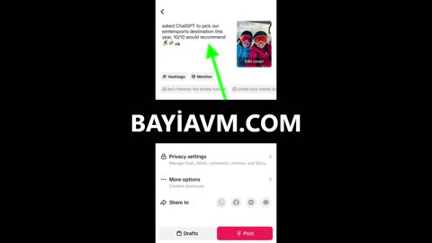 Tiktok'ta Açıklama Kısmı Nerede?