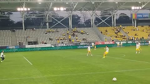Raul Marita left back Greuther Furth. Romania vs Montenegro. EURO U19. Football Scouting 13.06.2025