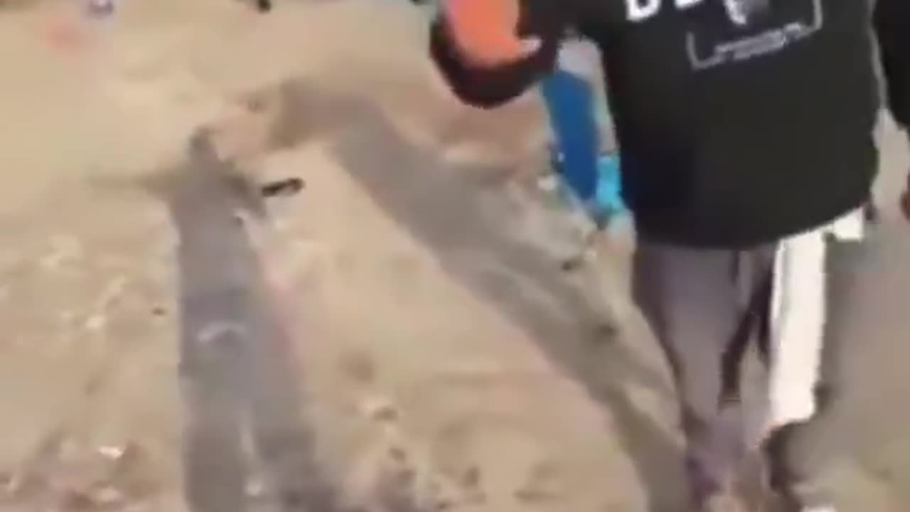 British man confronts migrant over breaking the rules.
