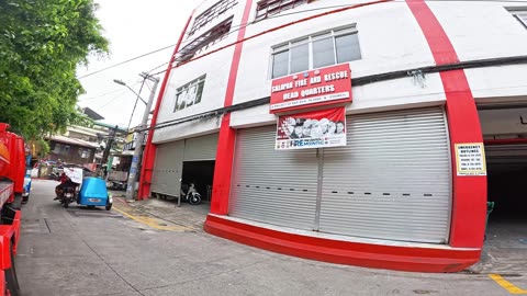 Salapan Fire & Rescue HQ in A. Luna Street in San Juan City in the Philippines