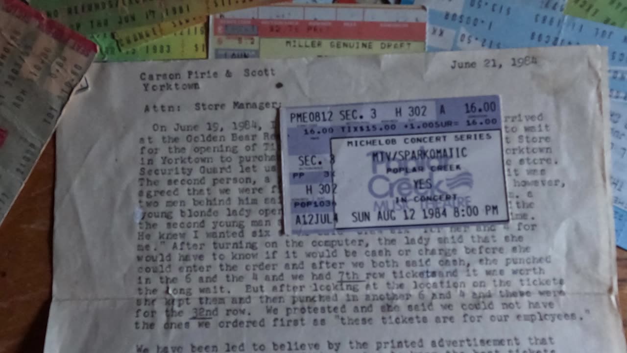 I TOOK ON TICKETMASTER IN 1984!
