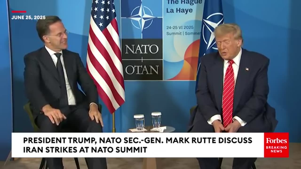 NATO Sec.-Gen. Mark Rutte Refers To Trump As 'Daddy' When Discussing Iran Strikes