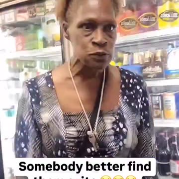 Y'all better find her some grits and fast.