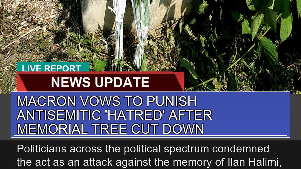 Macron Vows to Punish Antisemitic Hatred After M