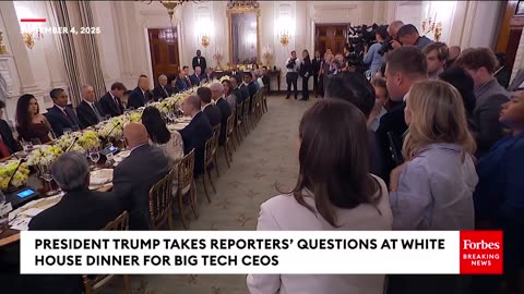 📌 POTUS Presser during White House Dinner with Big Tech leaders