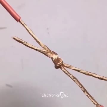 How to bind bare wires together easily!