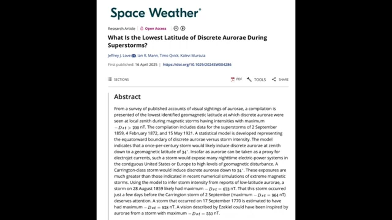 Pole Shifts, Aurora, Solar Wind Apr.21.2025 Space Weather News