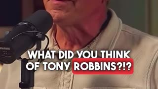 Mike Rowe asked Theo Von what he thought of Toni Robins when he first met him.