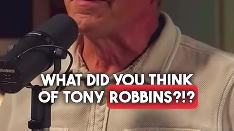 Mike Rowe asked Theo Von what he thought of Toni Robins when he first met him.