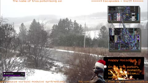 🎉🎊🥳 Happy 🎇🎅🏽 Holidays 🎄🎁🥂 VCV Rack Ambient Music 🙏 Meditative Sound 🕉 For Inner Peace ☮