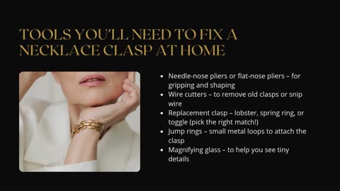 How to Fix a Broken Clasp on a Necklace