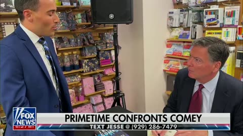 Jesse Watters sends troll to James Comey book signing