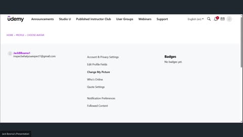 Udemy Community: JackBBosma1