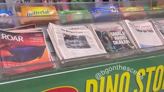 NYC Subway Station Gets Dinosaur-Themed Bodega Art Installation