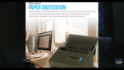 IX500 Fujitsu Scansnap Receipt Scanner for Mac & PC - USB High Speed Cloud Enabl