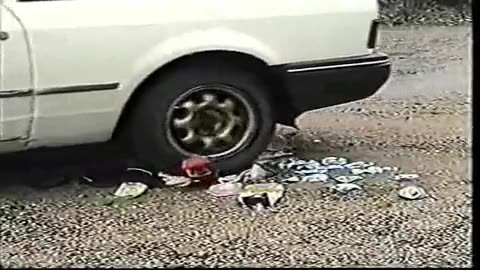 Running Over Trash