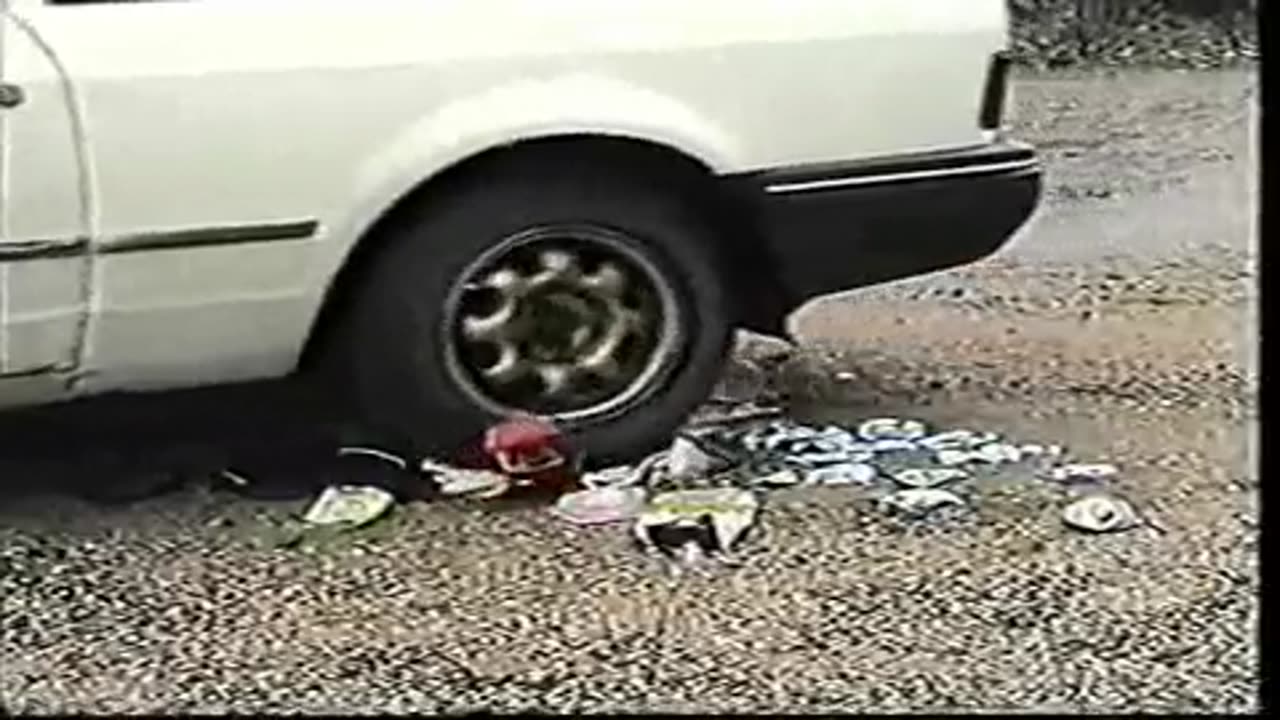 Running Over Trash