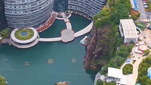 Hotel Built Inside a Quarry 😲🏨 | Engineering Wonder of the World 🌍✨