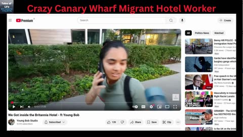 Crazy Canary Wharf Migrant Hotel Worker