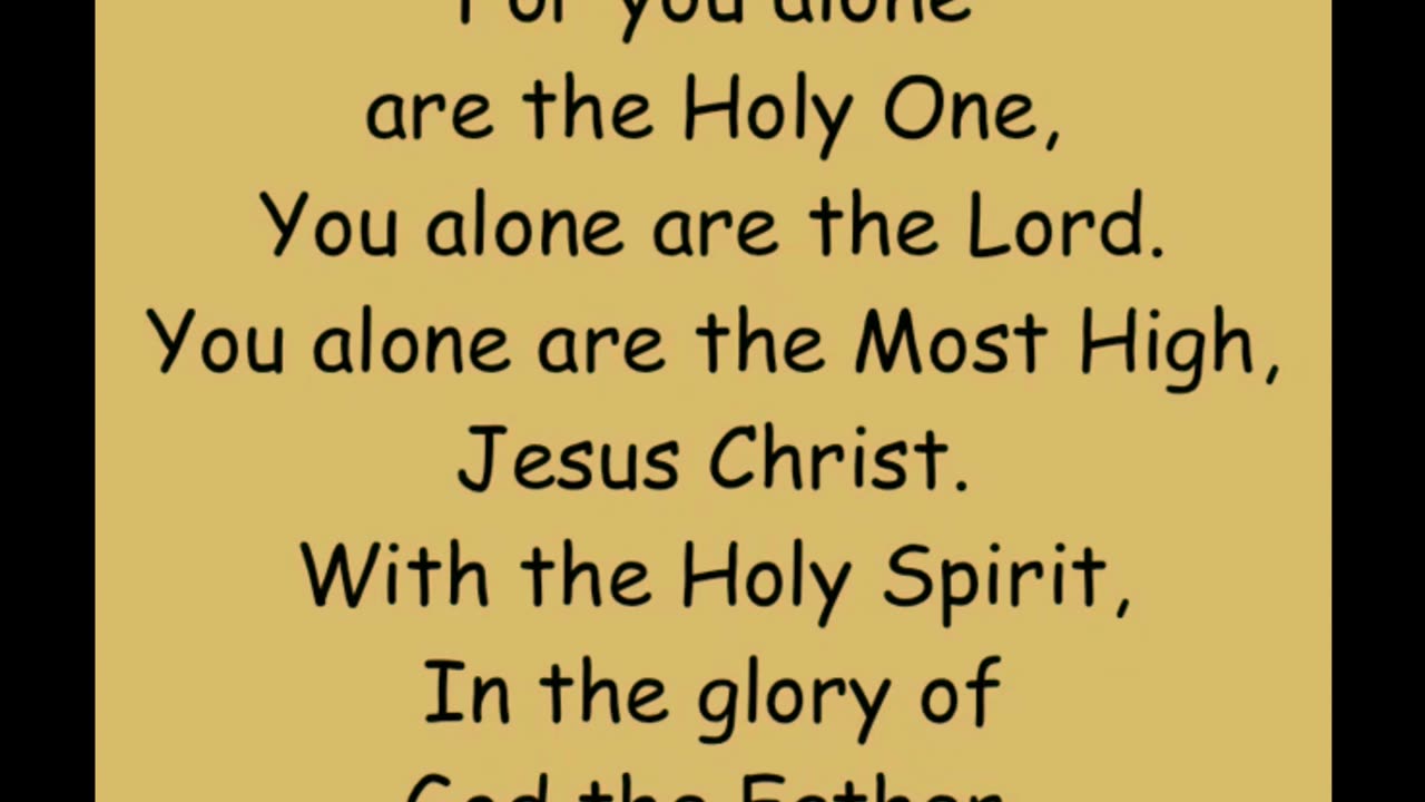 Glory to God