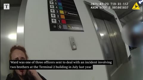 Police video shows officer who was injured in Manchester brawl