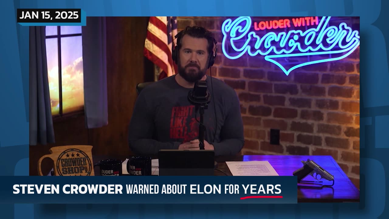 📌Steven Crowder Warned You About Elon Musk For Years