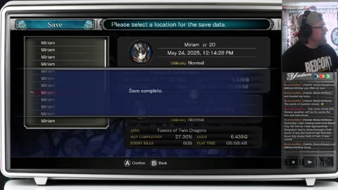 Bloodstained: Ritual Of The Night ~ Picked by @acherondraegan via bits cheer