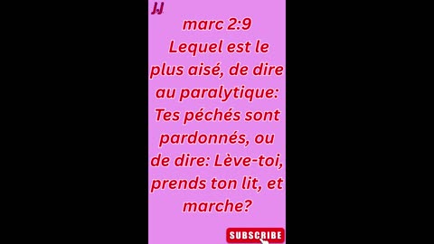 "Le pardon ou la guérison ?" marc 2:9 #shorts #youtube #ytshorts #jesus #views #french #shortvideo