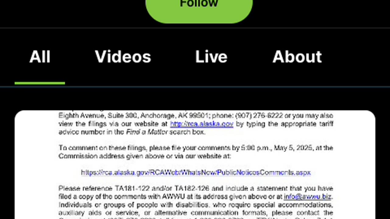 Fairbanks! What's going on? (04/22/2025) PSA