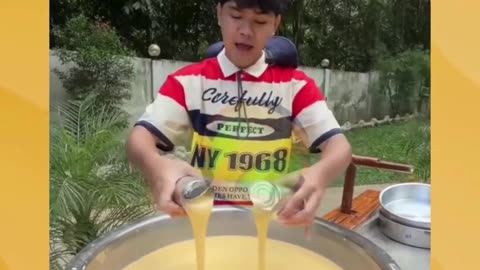 Alexis Vines made this bilao overflow with giant letche plan.