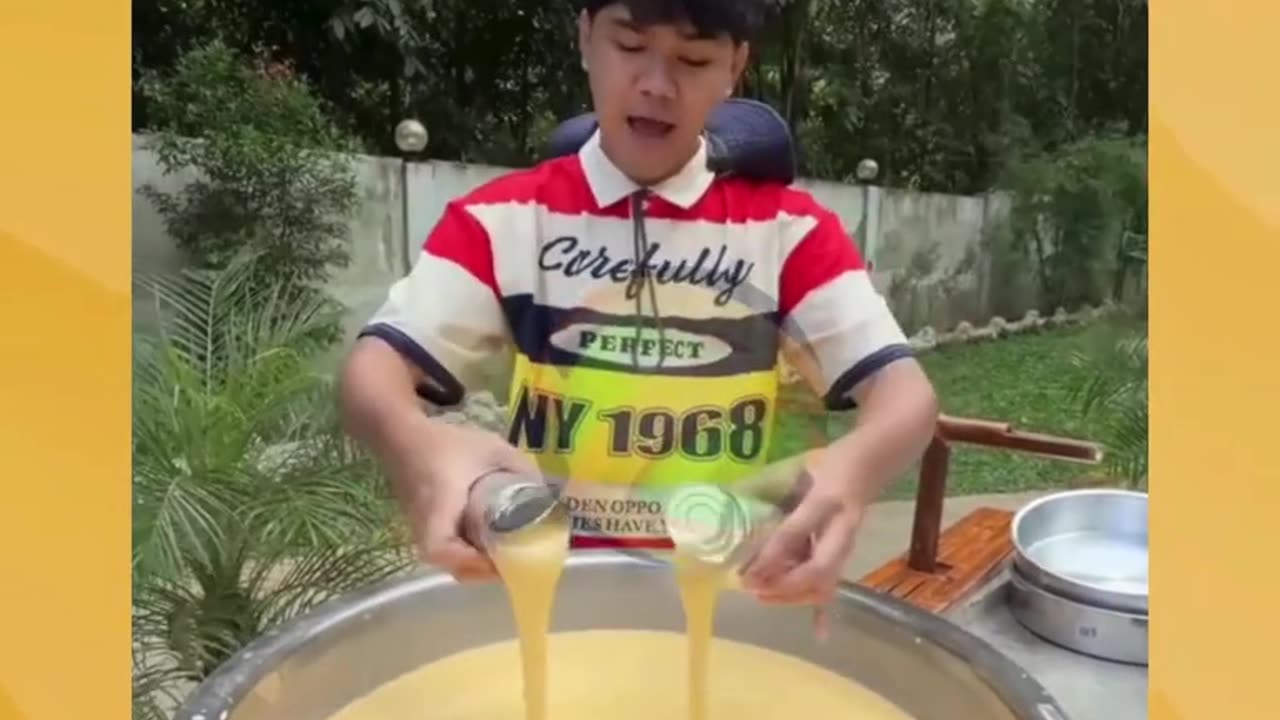 Alexis Vines made this bilao overflow with giant letche plan.