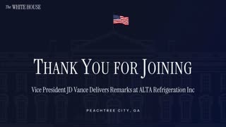 Vice President JD Vance Delivers Remarks at ALTA Refrigeration Inc