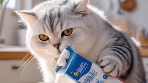 "Cats & Kittens Morning Routine ☀🥛🐱 | Milk, Breakfast & School Fun!"