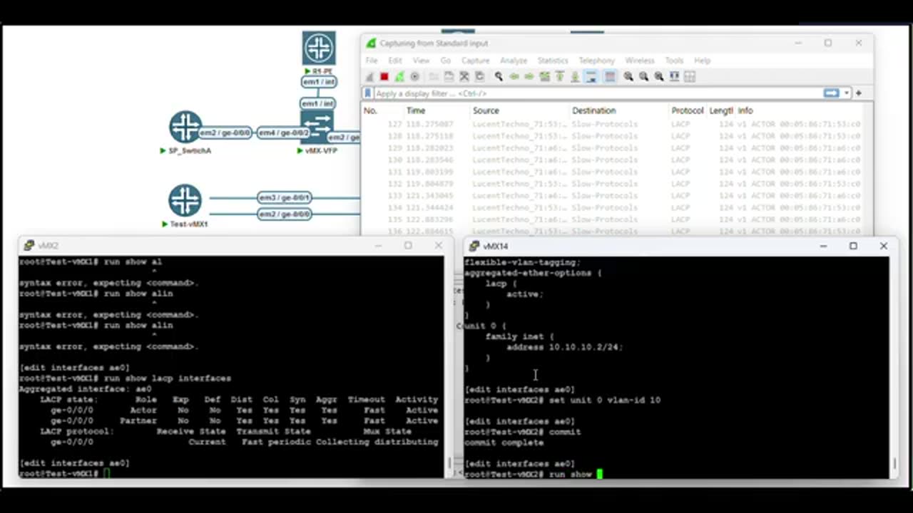 Juniper Routing: How to run LACP over a 3rd party L2 service provider or most other L2 services