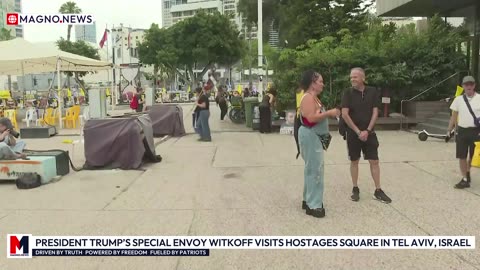 President Trump's Special Envoy Steve Witkoff Visits Hostages Square in Tel Aviv, Israel [LIVE]