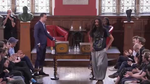 Beta male tries debating Charlie Kirk, but it goes horribly wrong for Sweatpants Bro