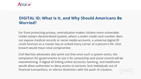 Reese Report - COVID Lockdown Model for Digital ID Deployment