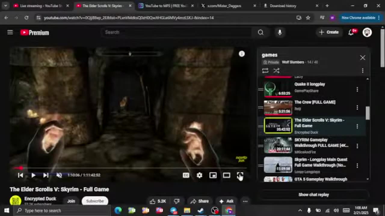 39.Wolf Slumbers Black Pilled Live Stream counter trike doom quake half life grand theft auto