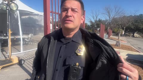 SA Police Officer tries to throw out Hernando Arce from the ARC grounds AGAIN !