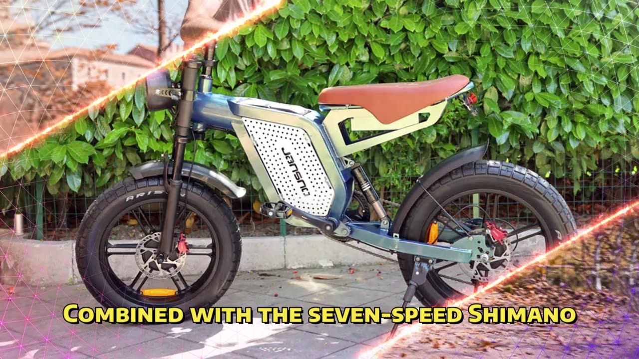 Jansno X60 Electric Bike 1500W Dual Motor 48V 23Ah Battery 20 Inch Fat Tire Electric Bike