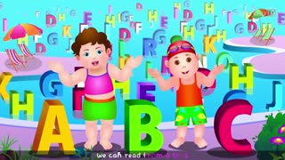 Must Watch: ABC Songs for Children - ABCD Song in Alphabet Water Park - Phonics